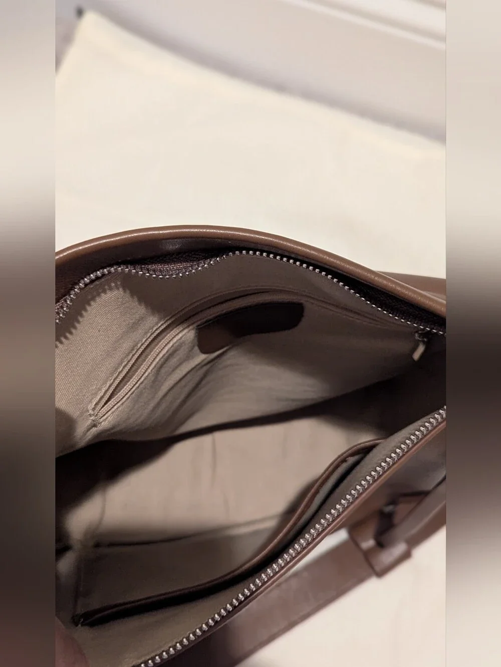 Brown Leather Messenger Bag
